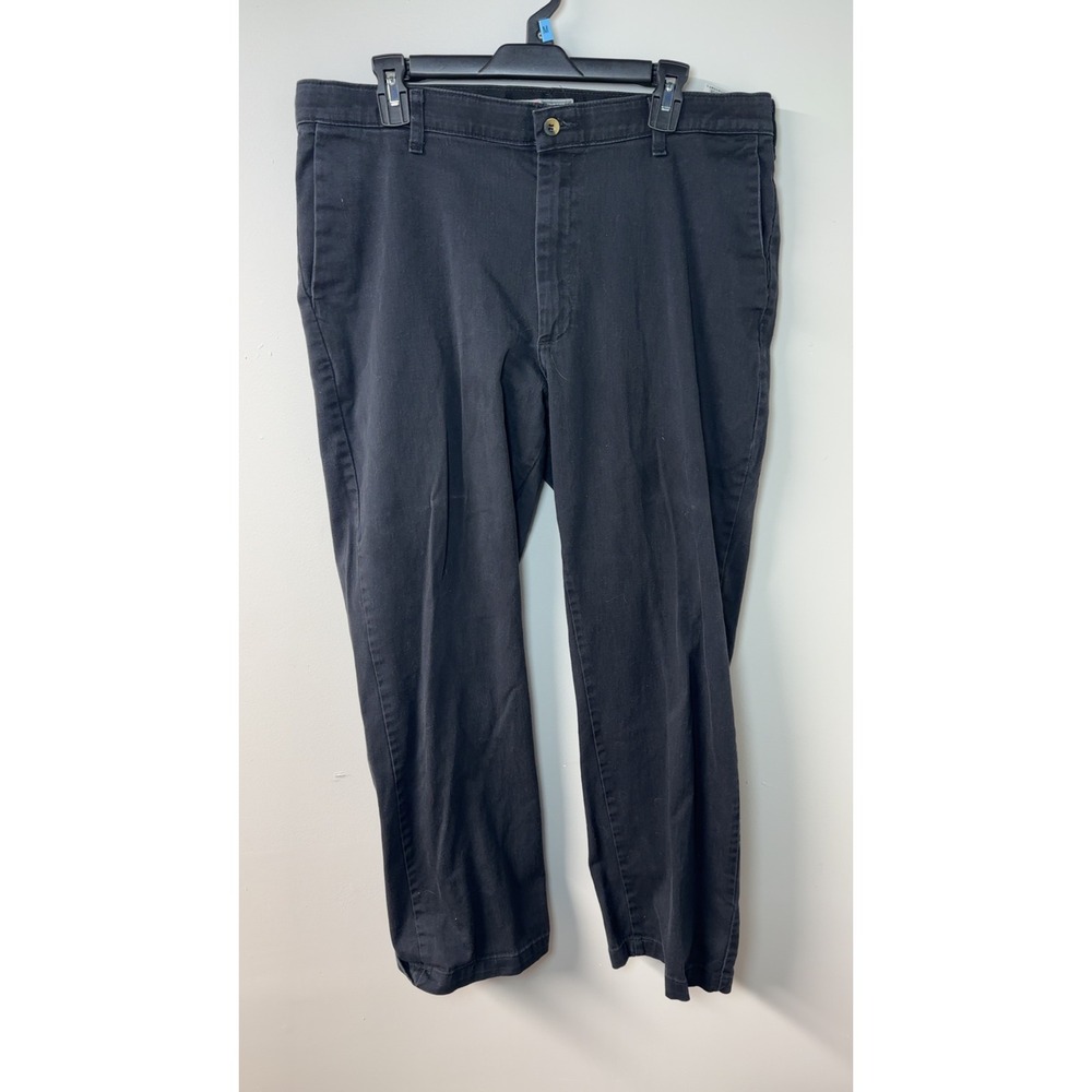 Wrangler | Comfort Solution Series Black Straight Leg Pants | Size 36x29